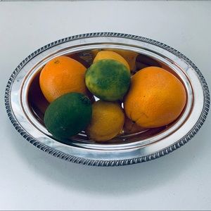 Crescent Silver Company Oval Serving Bowl